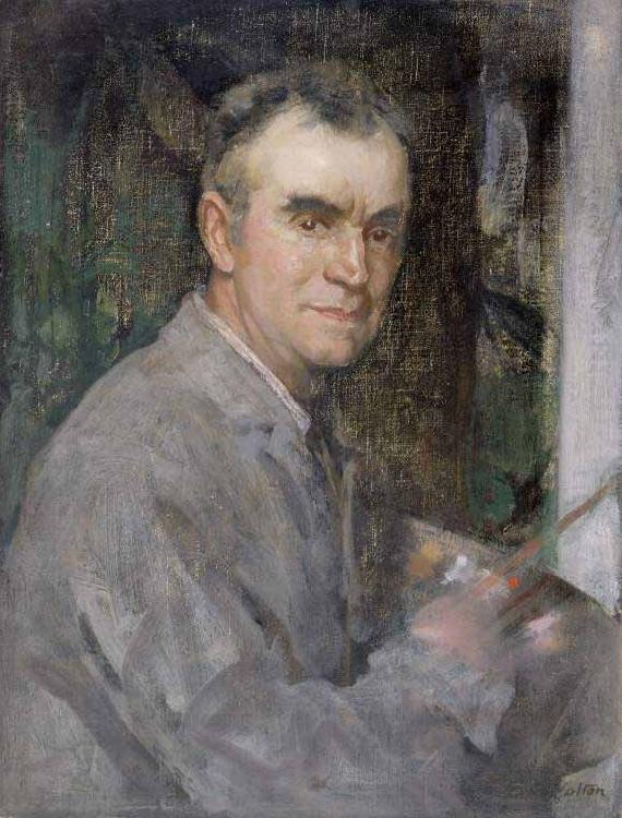 Edward Arthur Walton Self portrait oil painting picture